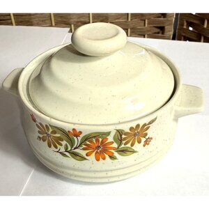 Capri Floral Ceramic Bake & Serve Dish With Lid
